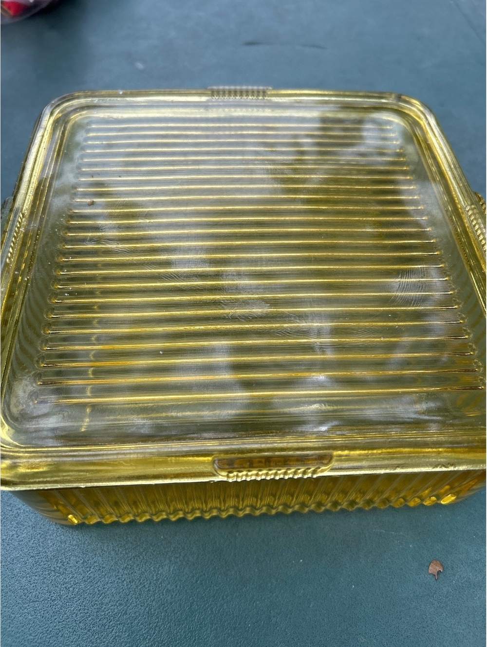Vintage ribbed refrigerator box